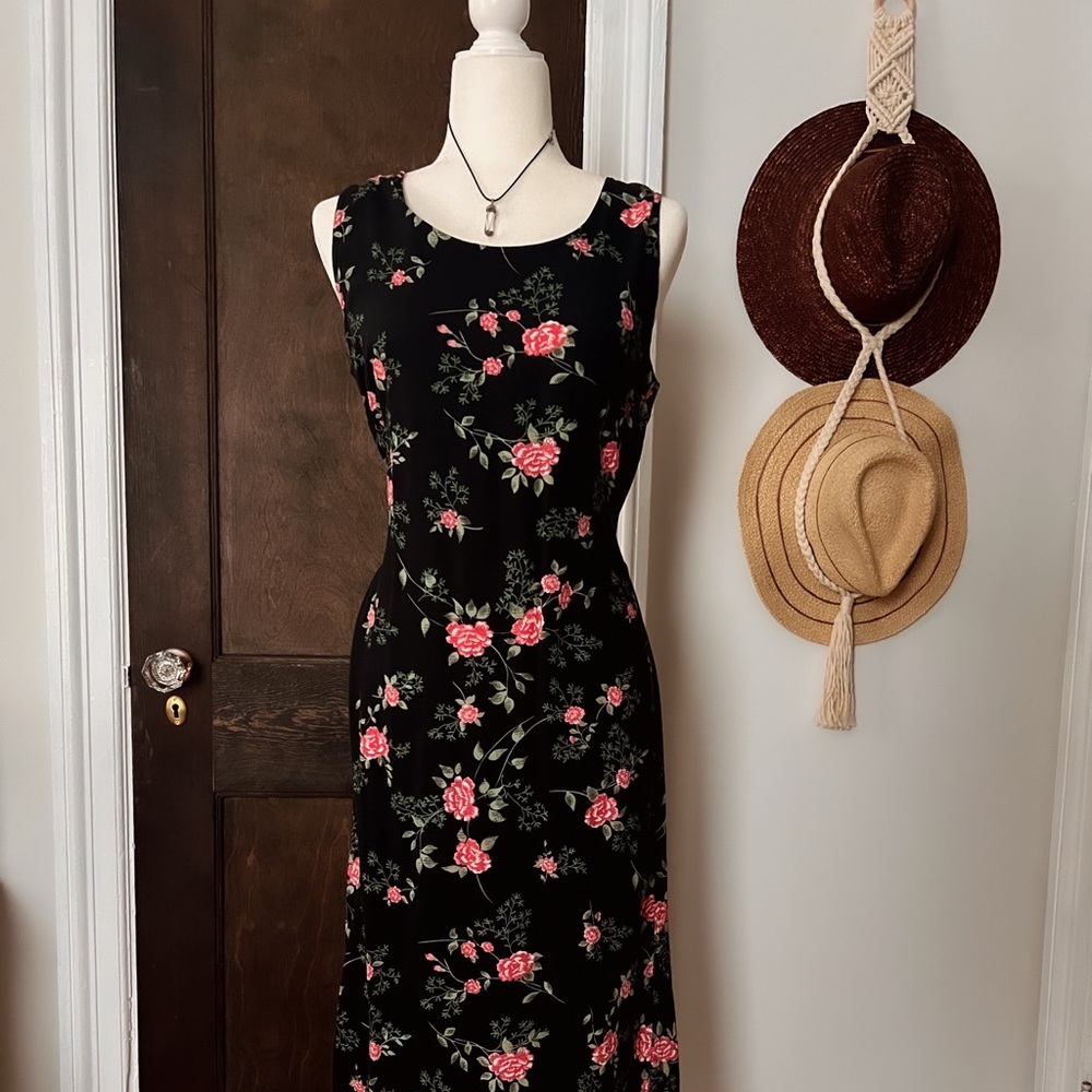 Vintage 90s floral dress